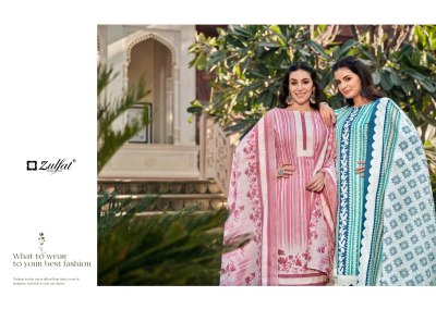 Kashish by Zulft pure cotton exclusive designer unstitched suit catalogue dress material catalogs