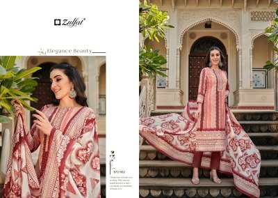 Kashish by Zulft pure cotton exclusive designer unstitched suit catalogue dress material catalogs