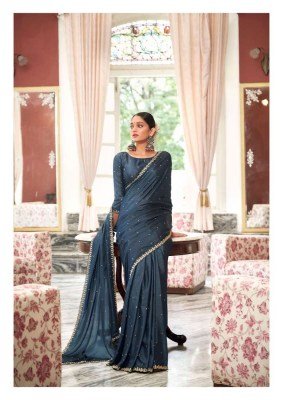 Kashvi Creation Roshni Shine Silk Party Wear Designer Saree wholesaler  sarees catalogs