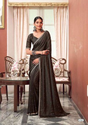 Kashvi Creation Roshni Shine Silk Party Wear Designer Saree wholesaler  sarees catalogs