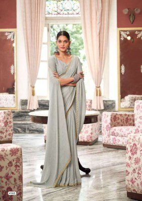 Kashvi Creation Roshni Shine Silk Party Wear Designer Saree wholesaler  sarees catalogs