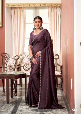 Kashvi Creation Roshni Shine Silk Party Wear Designer Saree wholesaler  sarees catalogs