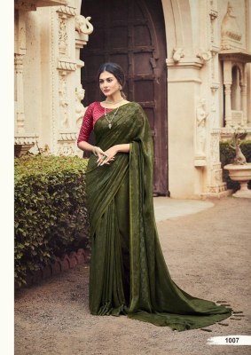 Kashvi creation by AAisha 03 fancy magic star Saree with embroidered blouse catalog  sarees catalogs