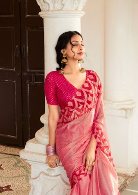 Kashvi creation by Krishna vol 7 new designer chiffon brasso foil with piping saree catalogue at wholesale price sarees catalogs