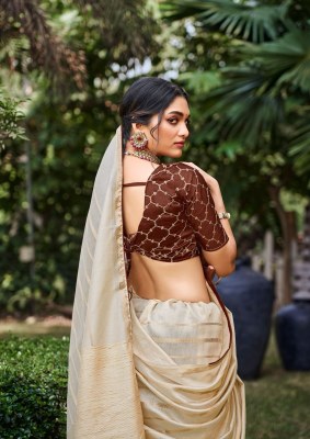 Kashvi creation by kosa silk  dyed silk fancy crossing blouse catalog at wholesale price  sarees catalogs
