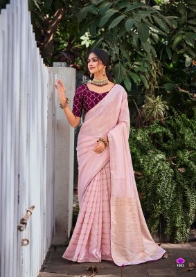 Kashvi creation by kosa silk  dyed silk fancy crossing blouse catalog at wholesale price  sarees catalogs