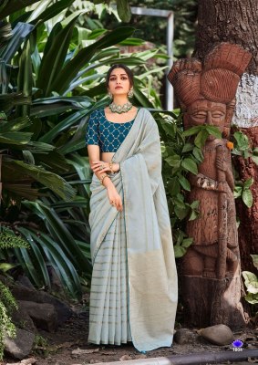 Kashvi creation by kosa silk  dyed silk fancy crossing blouse catalog at wholesale price  sarees catalogs
