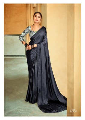 Kashvi creation by neel vol 2 shine crepe with diamond work saree with blouse with catalogue at low rate  sarees catalogs