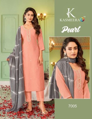 Kasmeera Plus Pearl Modal Silk Readymade Kurti catalogue wholesale  kurtis catalogs