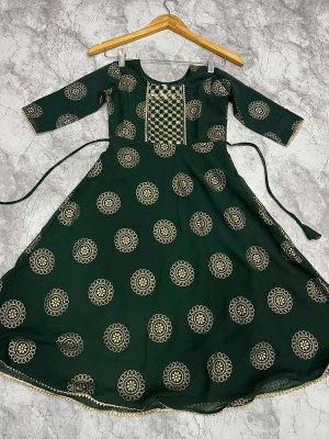 Kaveri kids Pure Georgette Foil Printed kids wear collection kurtis catalogs