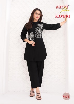 Kaveri vol 1 by Aarvi fashion lunch Flex cotton co ord set in low rate co ord set catalogs