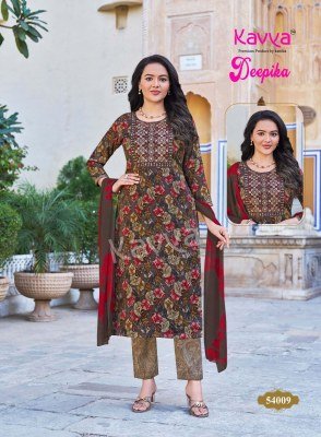 Kavya Deepika Vol  54 Straight Kurti Pant Dupatta Collection  readymade suit catalogs