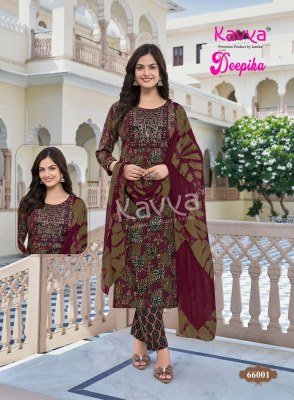 Kavya Deepika Vol 66 Wholesale Readymade Kurti Sets readymade suit catalogs