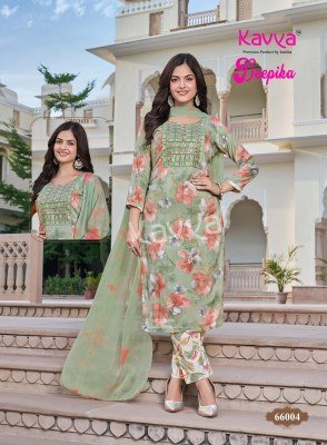 Kavya Deepika Vol 66 Wholesale Readymade Kurti Sets readymade suit catalogs