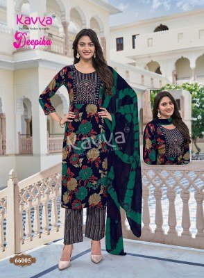 Kavya Deepika Vol 66 Wholesale Readymade Kurti Sets readymade suit catalogs