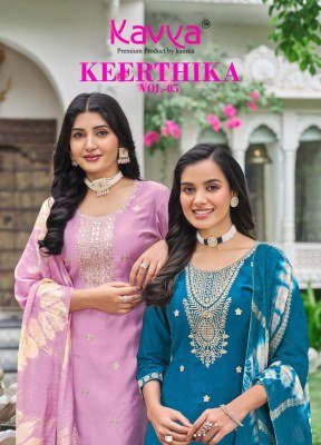 Kavya Keerthika Vol 5 Readymade Kurti Pant Dupatta Set Wholesale Price  kurtis catalogs