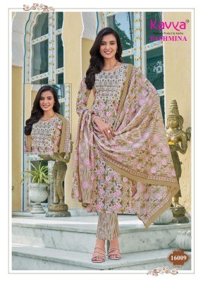 Kavya Pashmina Vol 16 Comfort Fit Malaysian Cotton Suit Embroidery work Neck Pant with Pure Cotton Dupatta Wholesale kurtis catalogs