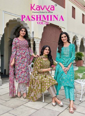 Kavya Pashmina Vol-22 Malaysian Cotton Kurti Pant with Pure Cotton Mal Dupatta Set wholesale catalogs