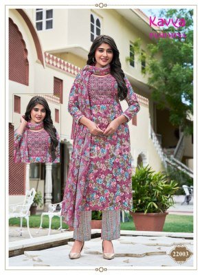 Kavya Pashmina Vol-22 Malaysian Cotton Kurti Pant with Pure Cotton Mal Dupatta Set kurti pant with dupatta Catalogs