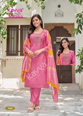 Kavya Ritika Vol 3 Premium Viscose Vetican Kurtis with Fancy Chanderi Dupatta Straight Kurti Collection for Wholesale kurti pant with dupatta Catalogs