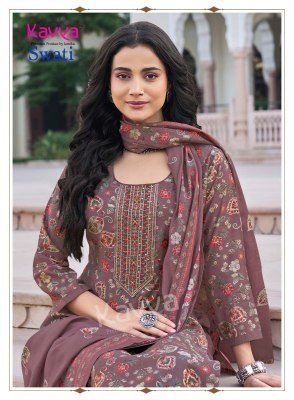 Kavya Swati Vol. 3 Chanderi Modal Printed Kurti Pant with Dupatta Set kurti pant with dupatta Catalogs