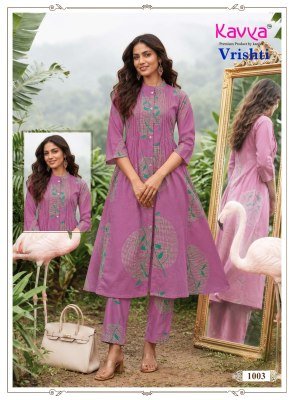 Kavya Vrishti Vol 1 Heavy Cotton Discharge Print Co-Ord Set Wholesale co ord set catalogs