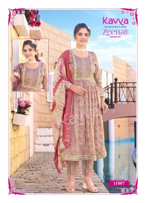 Kavya by Zeenat vol 1 foil printed top bottom with dupatta catalogue at low rate readymade suit catalogs