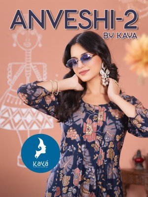 Kaya Anveshi Vol 2 Designer Kurti Collection Wholesale Rate kurtis catalogs