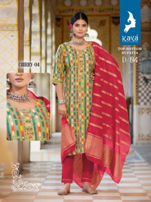 Kaya Cherry Vol 4 Modal Printed 3 Piece Wholesale Kurti catalogue  kurtis catalogs