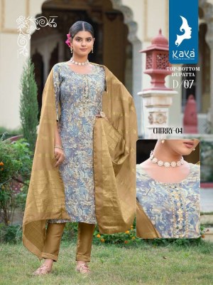 Kaya Cherry Vol 4 Modal Printed 3 Piece Wholesale Kurti catalogue  kurtis catalogs