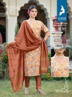 Kaya Cherry Vol 4 Modal Printed 3 Piece Wholesale Kurti catalogue  kurtis catalogs