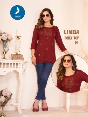 Kaya Exclusive Limca Kurti Only Kurti Premium Rayon  Stunning Designs  Modern Colors Wholesale  kurtis catalogs