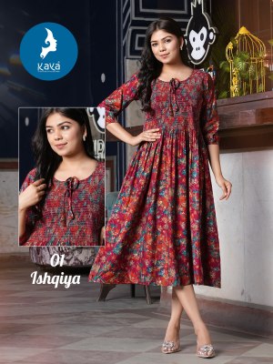 Kaya Ishqiya Chanderi Anarkali Stylish Wholesale Kurti catalogue Wholesale Rate kurtis catalogs