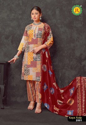 Kaya Kalp vol 2 by JT Fancy Pure cotton Printed Readymade suit catalogue at affordable rate readymade suit catalogs
