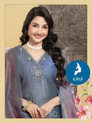 Kaya Kurti Basil Straight Cut Chanderi Digital Print Suit Set with Jari Butti Bottom And Dupatta Wholesale kurtis catalogs
