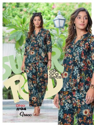 Kaya Kurti Grace Rayon western co Ord sets collection   kurtis catalogs