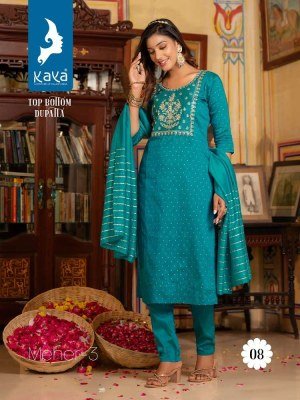 Kaya Kurti Meher Vol 3 Pure Silky Slub Festive wear Readymade Salwar suits wholesale  kurtis catalogs