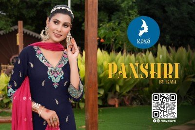 Kaya Kurti Panshri Designer Straight Cut Kurti  Rayon Dobby Top  Rayon Bottom  Chanderi Jacquard Dupatta Wholesale kurtis catalogs
