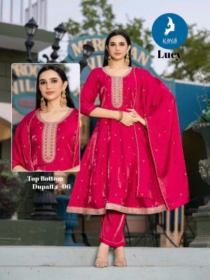Kaya Lucy Collection Roman Glass Anarkali Suit Set Party Wear readymade suit catalogs