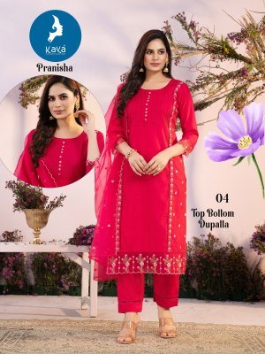 Kaya Pranisha Kurti Pant with Dupatta in Premium Vertican Fabric Stylish Ethnic Wear Wholesale kurti pant with dupatta Catalogs