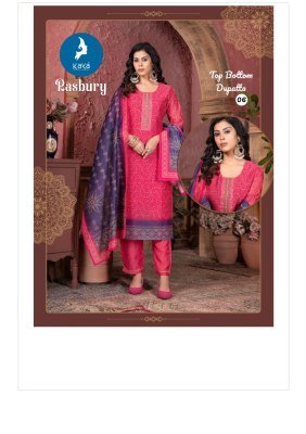 Kaya Rasbury Chanderi Digital Print Kurti Pant Set with Dupatta Elegant Ethnic Wear Wholesale kurti pant with dupatta Catalogs