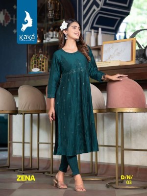 Kaya Zena Long Gown Stylish Kurti catalogue wholesaler  kurtis catalogs