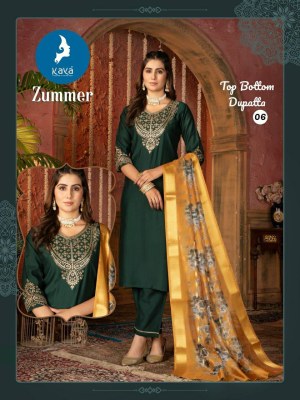 Kaya Zummer Vertican Silk 3 Piece Readymade Salwar Kameez Wholesaler  readymade suit catalogs