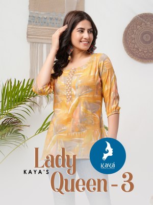 Kaya by Lady queen 3 capsul print western wear catalogue at affordable rate western wear catalogs