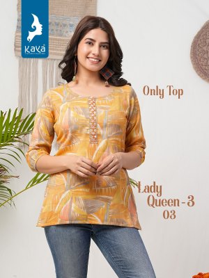 Kaya by Lady queen 3 capsul print western wear catalogue at affordable rate western wear catalogs
