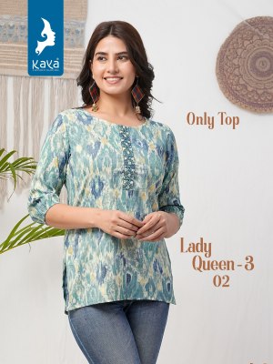 Kaya by Lady queen 3 capsul print western wear catalogue at affordable rate western wear catalogs