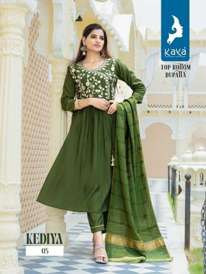 Kaya kurti new launch kedia roman silk Kurti pant dupatta set Kurti catalogue  kurtis catalogs