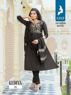 Kaya kurti new launch kedia roman silk Kurti pant dupatta set Kurti catalogue  kurtis catalogs