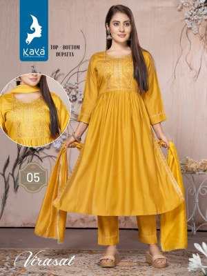 Kaya kurti present virasat designer nayra cut kurti with bottom and dupatta catalogue readymade suit catalogs