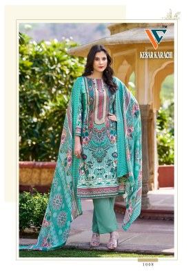 Kesar Karachi vol 1 by Vandana Lawn Cotton Printed dress material catalogue at low price dress material catalogs
